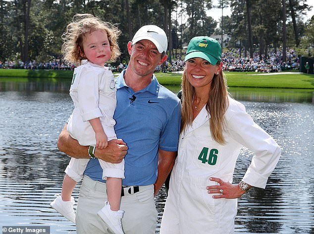 This week it was confirmed that McIlroy's divorce from Erica Stoll (pictured) has been called off