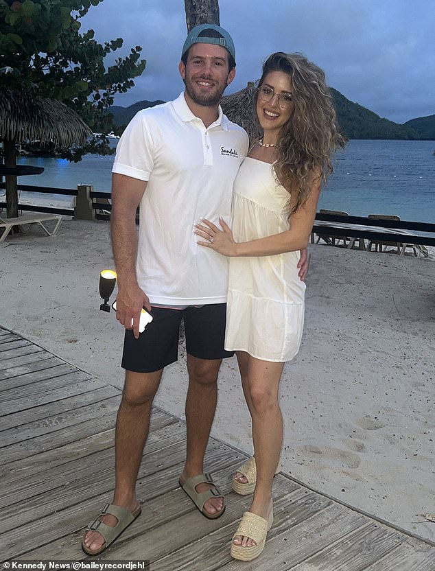 Bailey Hasty, 30, and husband Shane, 32, left Dallas, Texas for Saint Lucia on June 3 to spend eight days in the Caribbean after their wedding.