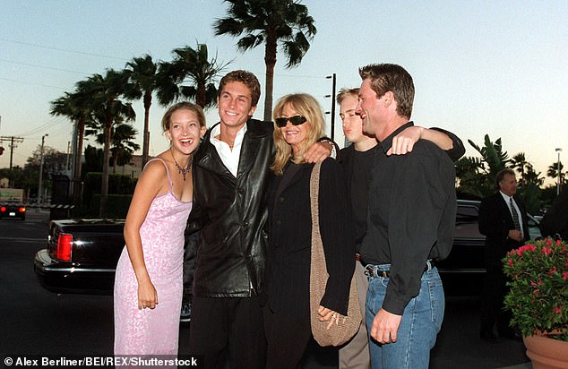 “You only have one – until you get the second, if that's what you're going to do – and that's what happened,” said Hawn;  Kate, Oliver, Goldie, Wyatt and Kurt seen in 1997