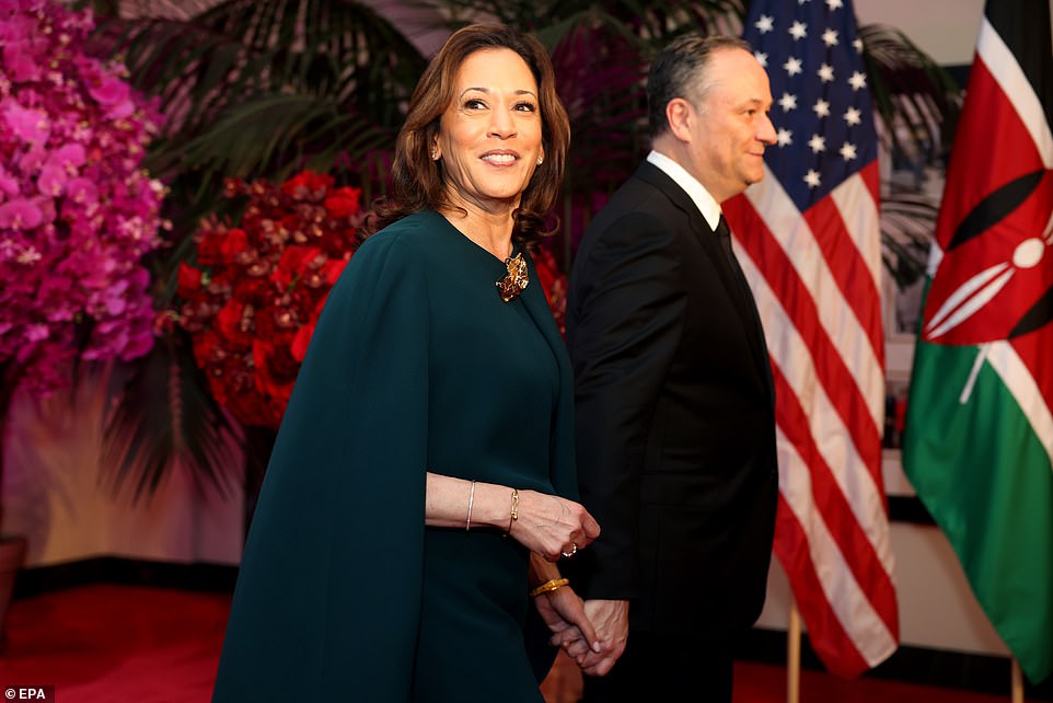 According to Forbes, the couple is currently worth around $8 million, up from $7 million in 2021. Harris and Emhoff own a Los Angeles home worth $4.4 million, and not only does she enjoy an annual salary of $235,100 as vice president, but has also sold her San Francisco apartment.  for $860,000 and the couple's apartment in Washington, D.C. for $1.85 million.