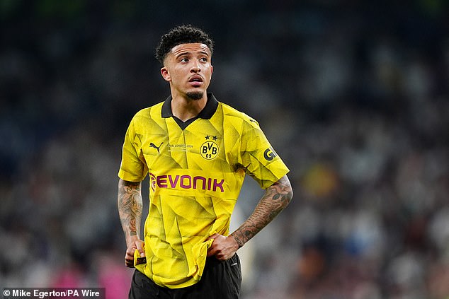 The Dutchman will reportedly reject Jadon Sancho's return unless the winger apologises