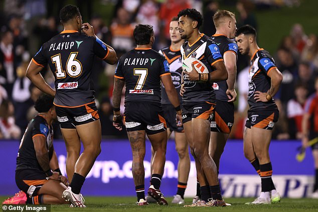 The Wests Tigers have lost nine games in a row and are bottom of the NRL ladder