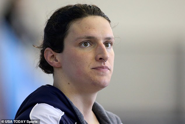 Transgender athlete Lia Thomas, 25, (pictured)'s demand to be allowed to compete against women at the Olympics is dealt a fatal blow after she loses a crucial court case