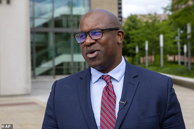 Bowman (pictured) is likely troubled by recent polls suggesting 70-year-old Latimer could walk away with a landslide victory over the incumbent president