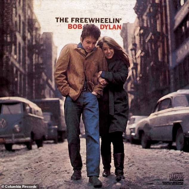 Their costumes in that scene somewhat resembled the cover photo of Dylan's iconic 1963 second album, The Freewheelin' Bob Dylan.  The cover showed Rotolo hugging his arm and leaning against him as they trudged down a snow-covered street in New York City