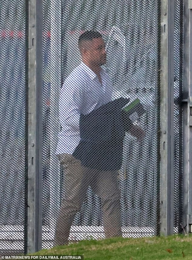 Mrs Bonnici has continued to support her husband during his two periods in custody – the first nine months and the second almost a year.  Hayne is pictured leaving the Mary Wade Correctional Center in Sydney's west on Wednesday evening