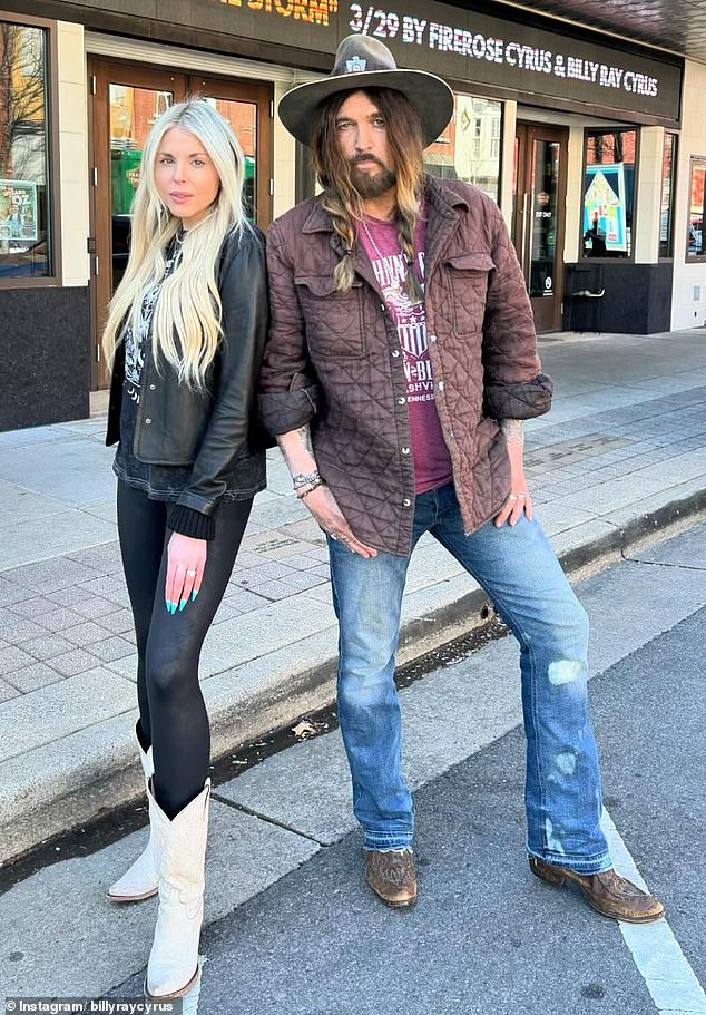 The news reached the Australian musician, 35, who marked eight years of sobriety by sharing an uplifting message praising God for helping her stay strong.  (Pictured with ex Billy Ray, 62)