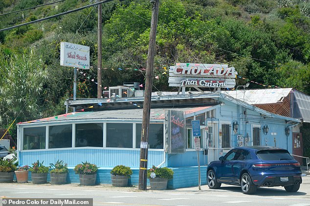 Hunter went to lunch at Cholada Thai Beach Cuisine in Malibu