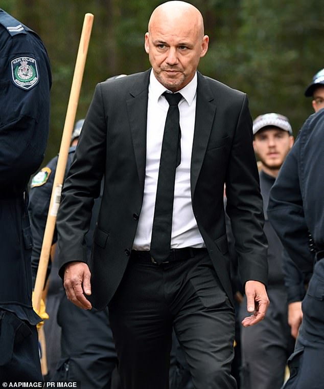 Gary Jubelin (above) as Kendall's lead detective searches for missing toddler William Tyrrell with officers in 2018