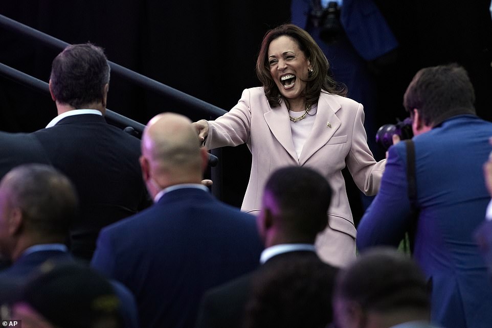 But voters in the poll appear slightly more conflicted when asked whether Biden should replace Harris on the ticket.  Thirty-six percent of voters believe Biden should replace her with another Democrat, while 39 percent say Biden should not replace her.  Twenty-six percent did not know or had no opinion.