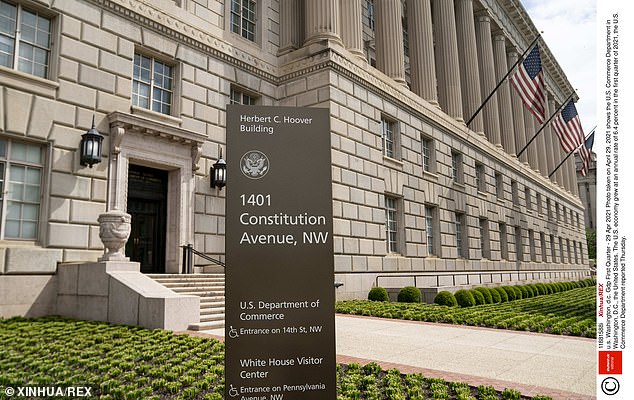 The Department of Commerce, shown above, was at the center of the investigation