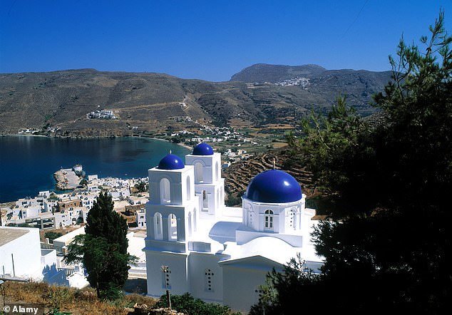 The American tourist disappeared on the Greek island of Amorgos (file image)