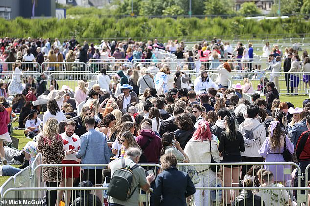 Murrayfield's capacity was expanded to 72,990 specifically for the Eras Tour, but that didn't stop fans queuing from 5am to get the best spots.