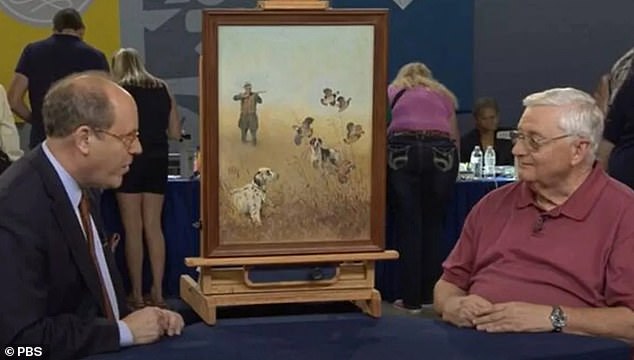 The man had appeared on the PBS daytime series hoping to get some money for an old-fashioned work of art that belonged to his relative.