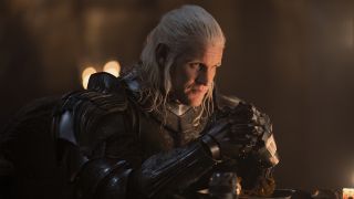 Daemon Targaryen wears his armor in House of the Dragon season 2