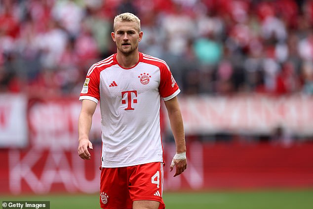 Should Branthwaite prove too difficult to acquire, the Red Devils could move for Matthijs de Ligt from Bayern Munich