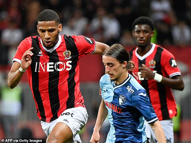 Jean-Clair Todibo (left) from Nice, the other club that owns INEOS, remains an option as new central defender