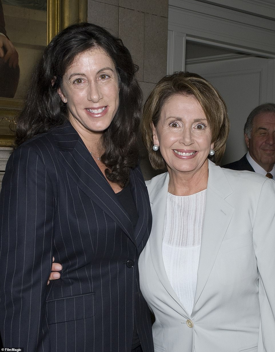 “Speaking for all four Pelosi daughters, this is a LIE.  His deceptive, twisted obsession with our mother is yet another reason why Donald Trump is unwell, unhinged and unfit to step anywhere near her – or the White House,” Christine Pelosi responded to the comments on Twitter.  He made light of the feud between Speaker Mike Johnson and Rep. Marjorie Taylor Greene, asking the Georgia Republican if she was 