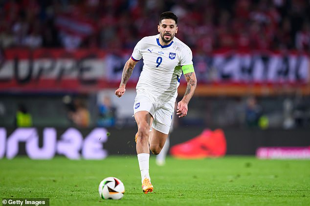 Aleksandar Mitrovic expected to take charge for Serbia as they look to stun the Three Lions