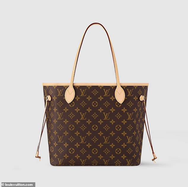 In another TikTok video of bag teardowns, Beverly said the classic Louis Vuitton Neverfull ($2,030) 