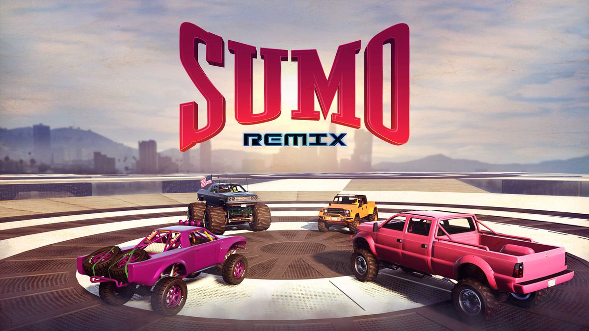 GTA Online promo art for Sumo Remix