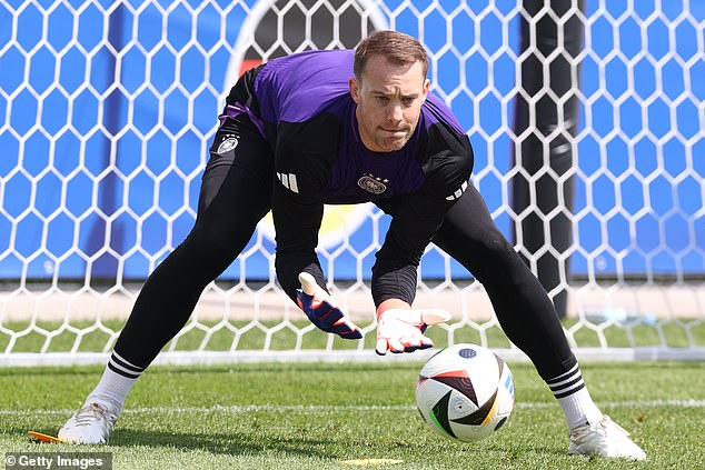 Veteran shot-stopper Manuel Neuer remains Germany's goalkeeper at the age of 38
