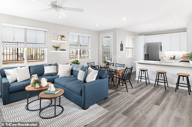 SolTerra opened last summer with rents ranging from $3,299 per month for a 1,520-square-foot home to $4,460 for those with a 2,400-square-foot home.