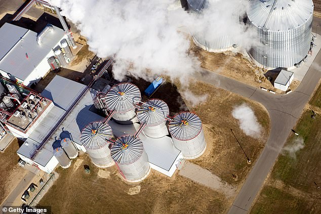 'Green' fuel plants pump gases into the air that are similar to those produced by traditional oil and gas producers.
