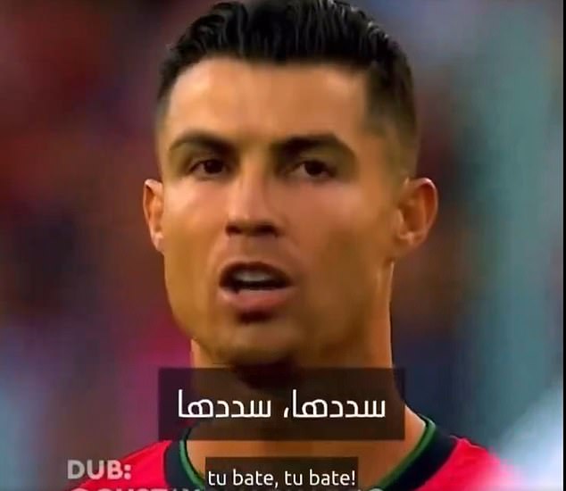 A fan said they could tell what Ronaldo said before a set piece against the Republic of Ireland