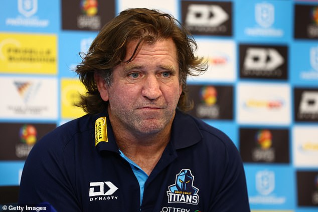 Des Hasler and the Gold Coast Titans are hoping to get Gordon early to help save their 2024 season