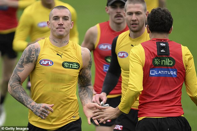 Current Richmond coach Adem Yze said Martin was professional as always ahead of his 300th game and just wants to help deliver a victory in Richmond