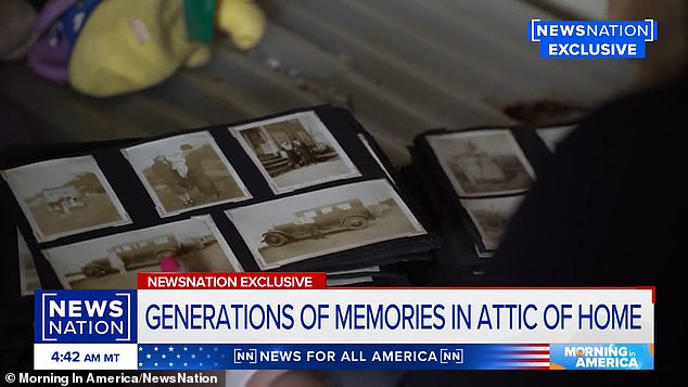 Luckily, it was just the remains of a long-dead pet, hidden among other memorabilia, including decades of family photos