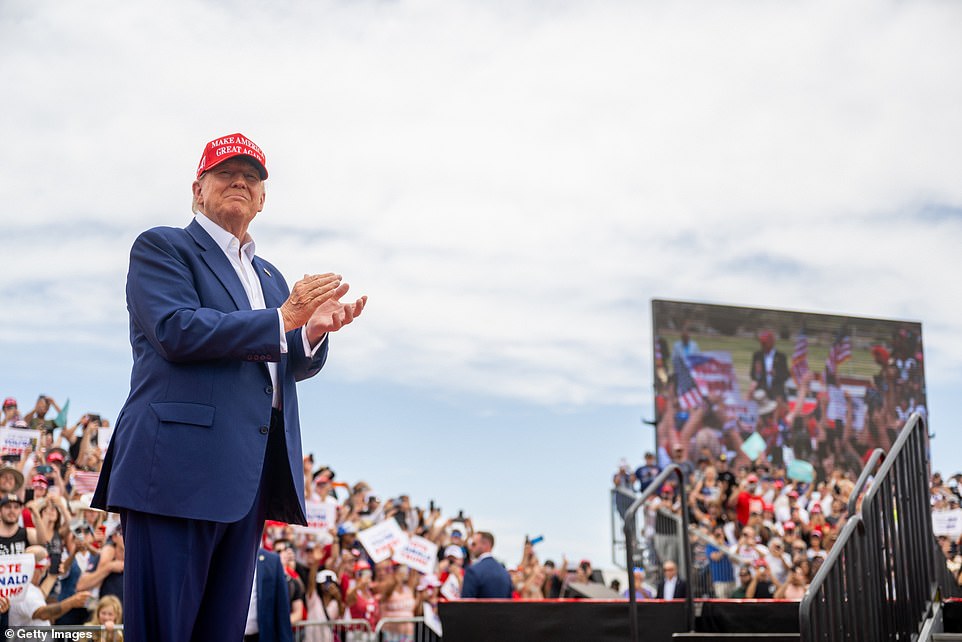 “If this horrible person ends the debate, which I think he will… if he stands, if he stands, they will say it was a brilliant performance,” Trump said, before imagining the reviews.  'It was a brilliant performance.  They've never seen anything like this...reminiscent of the days of FDR.”