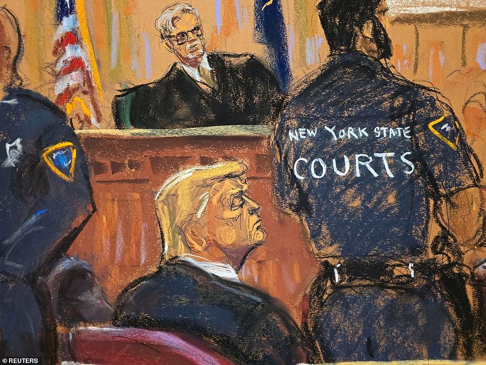 On May 30, Trump was found guilty of all 34 charges of falsifying corporate records in a landmark trial in Manhattan Criminal Court.  Trump now awaits sentencing in July, with each of his convictions carrying a maximum prison sentence of up to four years.