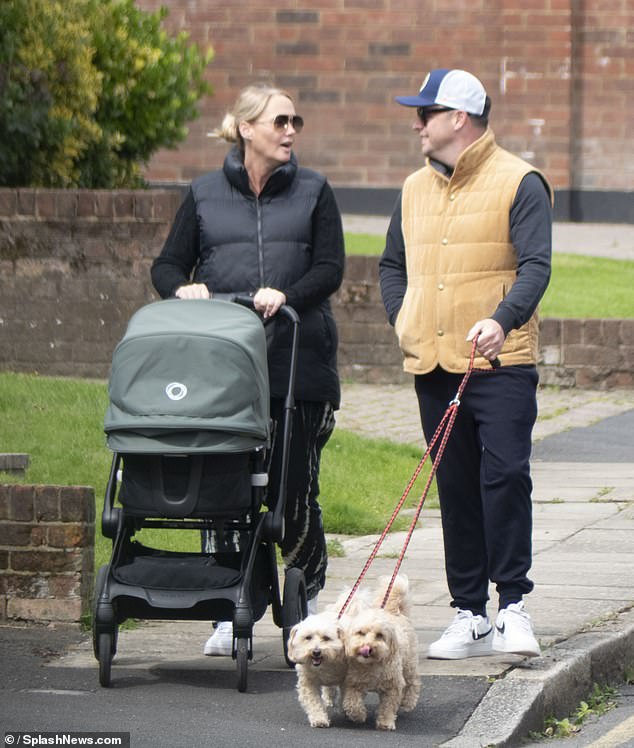 He kept a low profile as he shielded his famous face under sunglasses and a baseball cap