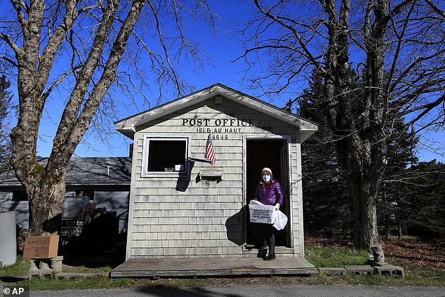 A post office, staffed by a postmistress who works four hours a day, is available to residents and visitors