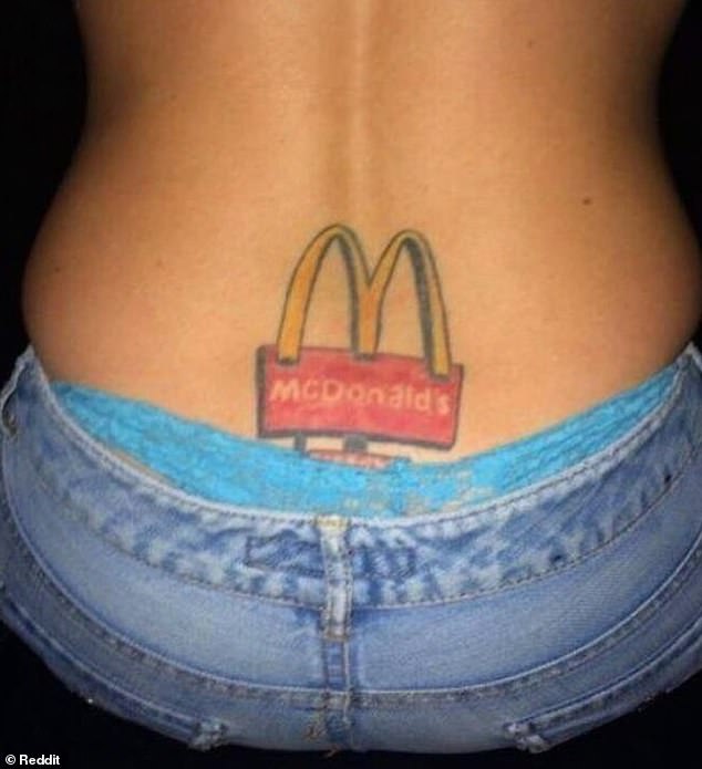 McNot loves it: a woman from San Francisco who wanted to immortalize her love for the famous golden arches