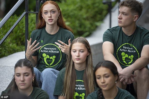 Sandy Hook survivors attended an anti-gun violence rally in Newtown last Friday