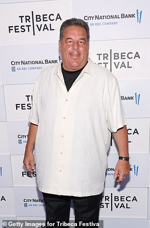 Steve Schirripa (Bobby Baccalieri) is all smiles at The Sopranos 25th Anniversary reunion