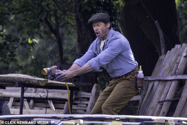 Hugh Jackman Transforms Into A Shepherd As He Films Animated Outdoor ...