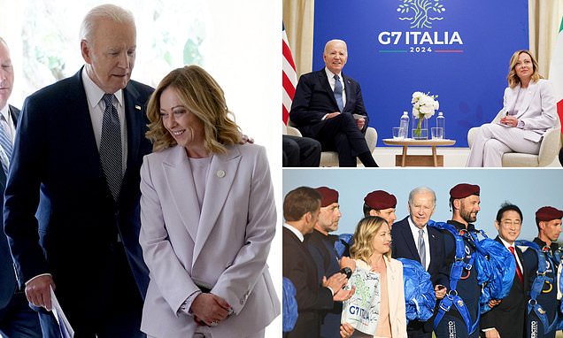 1718367798 444 Biden meets Pope at the G7 as Trump celebrates his