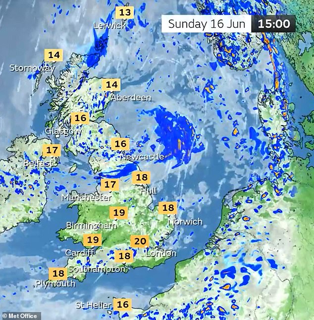 Unfortunately, unlike BBC Weather, the Met Office predicts that we will have to wait until at least July before we can enjoy warmer conditions