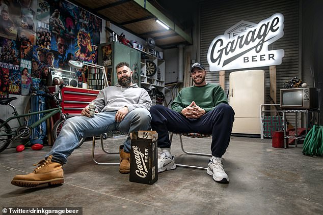 Brothers Jason and Travis Kelce invested in the independent beer brand Garage Beer