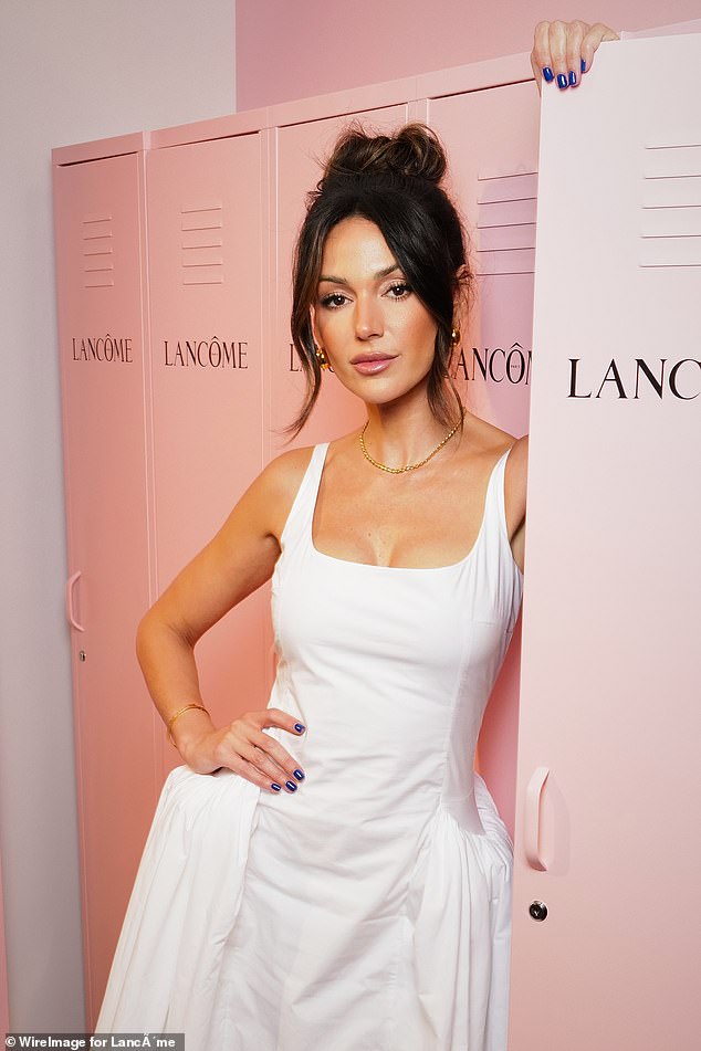Michelle was the epitome of chic as she attended a Lancôme event earlier in the evening