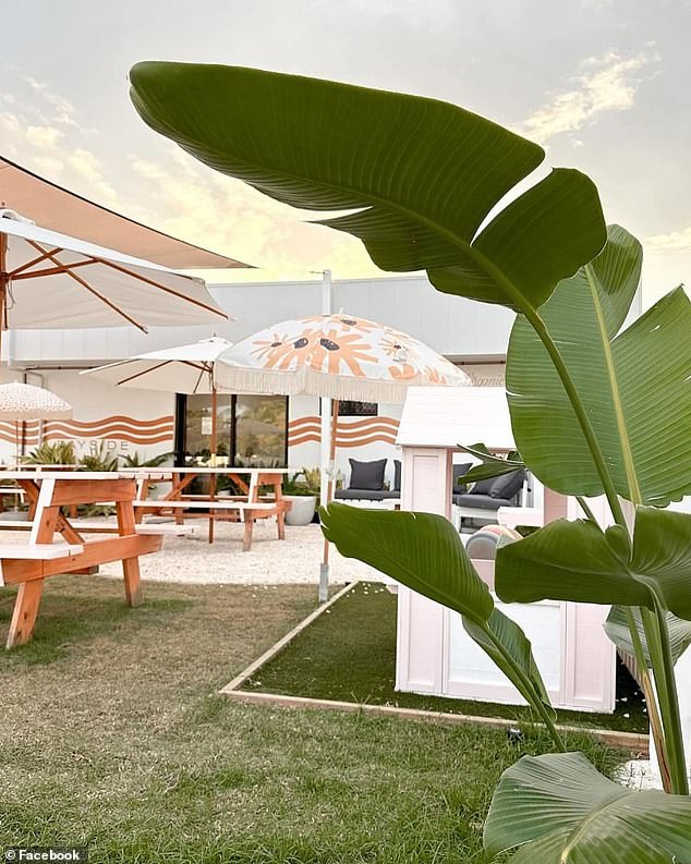 The playground at Sirens Bayside cafe, in Townsville, Queensland, was torn apart by a child whose mother told the owner it was not her job to supervise her child