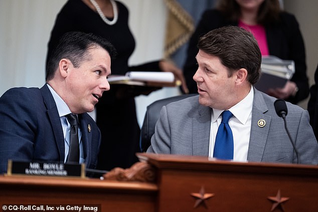 House Budget Committee Chairman Jodey Arrington, R-Texas (pictured right, with Brendan Boyle, D-Pa in March) made opening remarks at the hearing