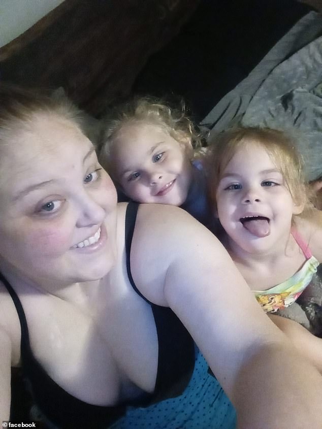 Tangipahoa County Sheriff's Office Chief Jimmy Travis called the scene at the mobile home of Brunett, seen here with her daughters, an 