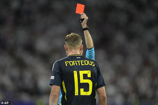 If a player receives a red card at any stage of Euro 2024, he will automatically serve a match ban.