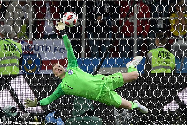 He was a hero in 2018 when England finally won a World Cup shootout against Colombia