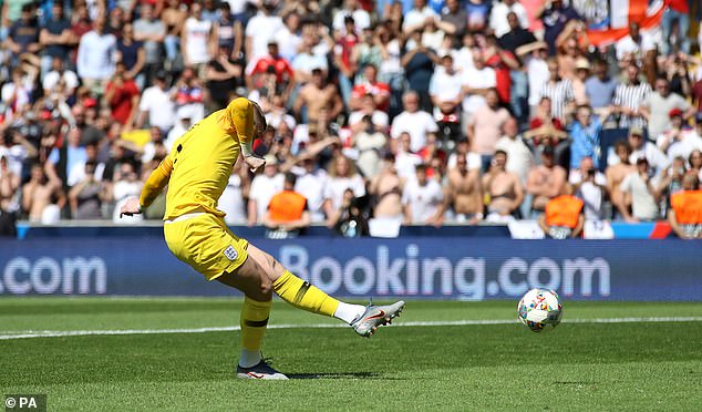 He scored in a shootout win over Switzerland in the 2019 Nations League